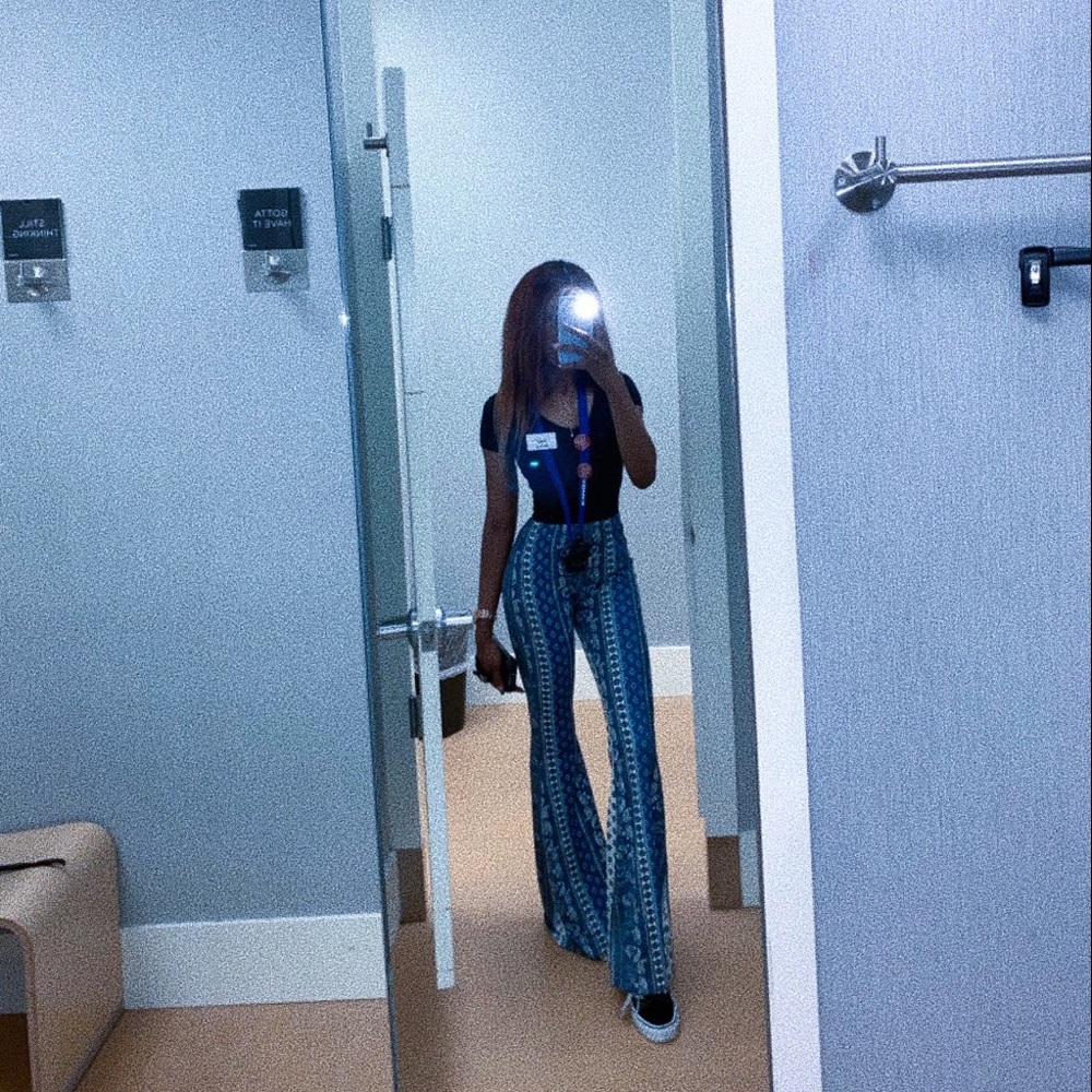 Bohemian bell bottoms